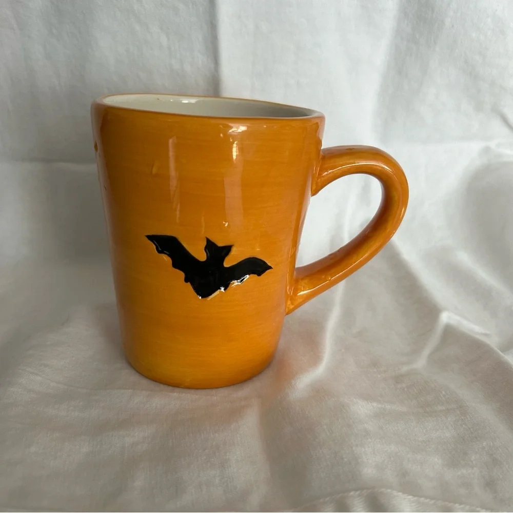 Williams Sonoma Halloween Bat Mug